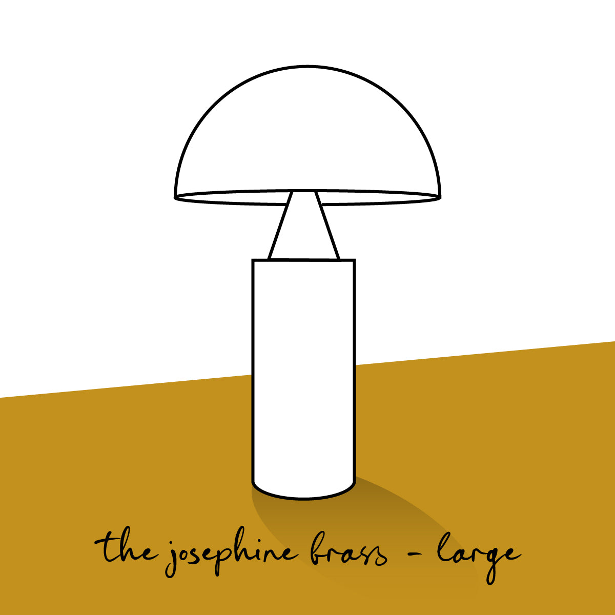 The Josephine - Large (Brass)