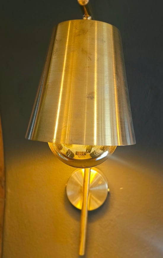 Brass sconce