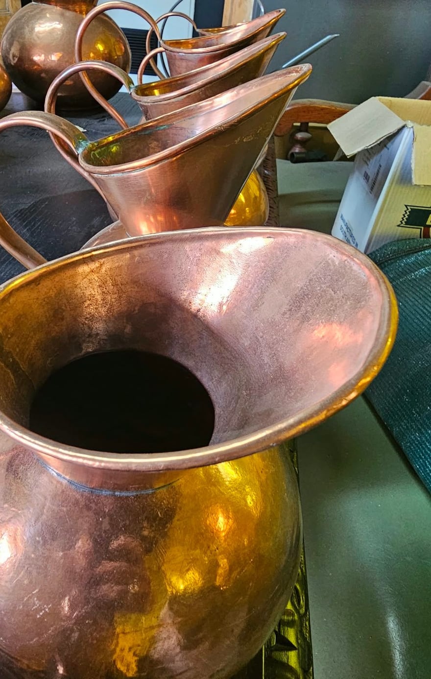 Copper jugs