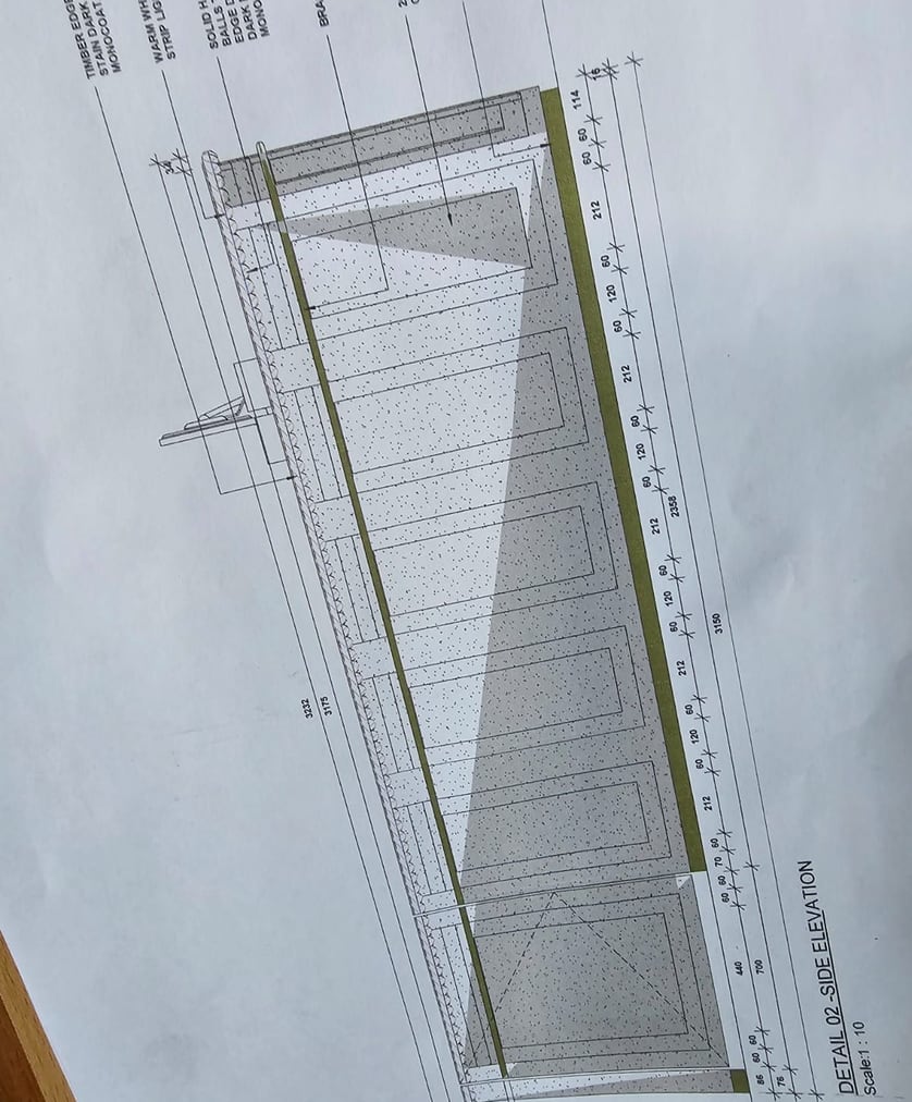 Detail elevation