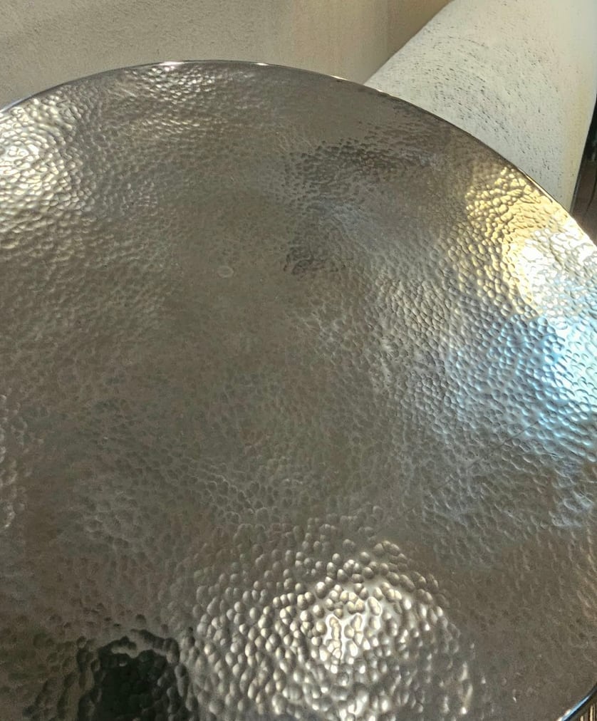 Hammered tabletop