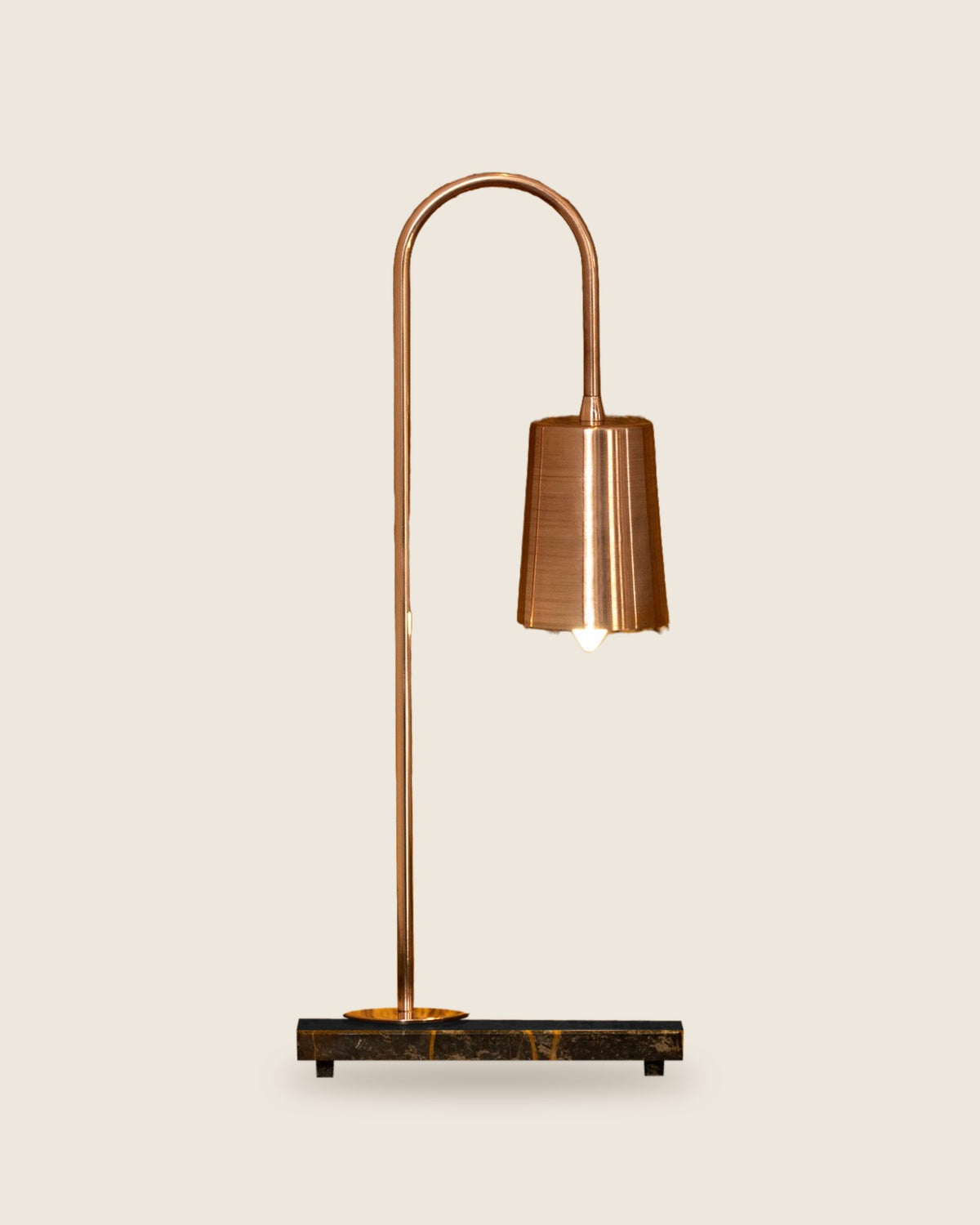 The Tristan Copper table lamp