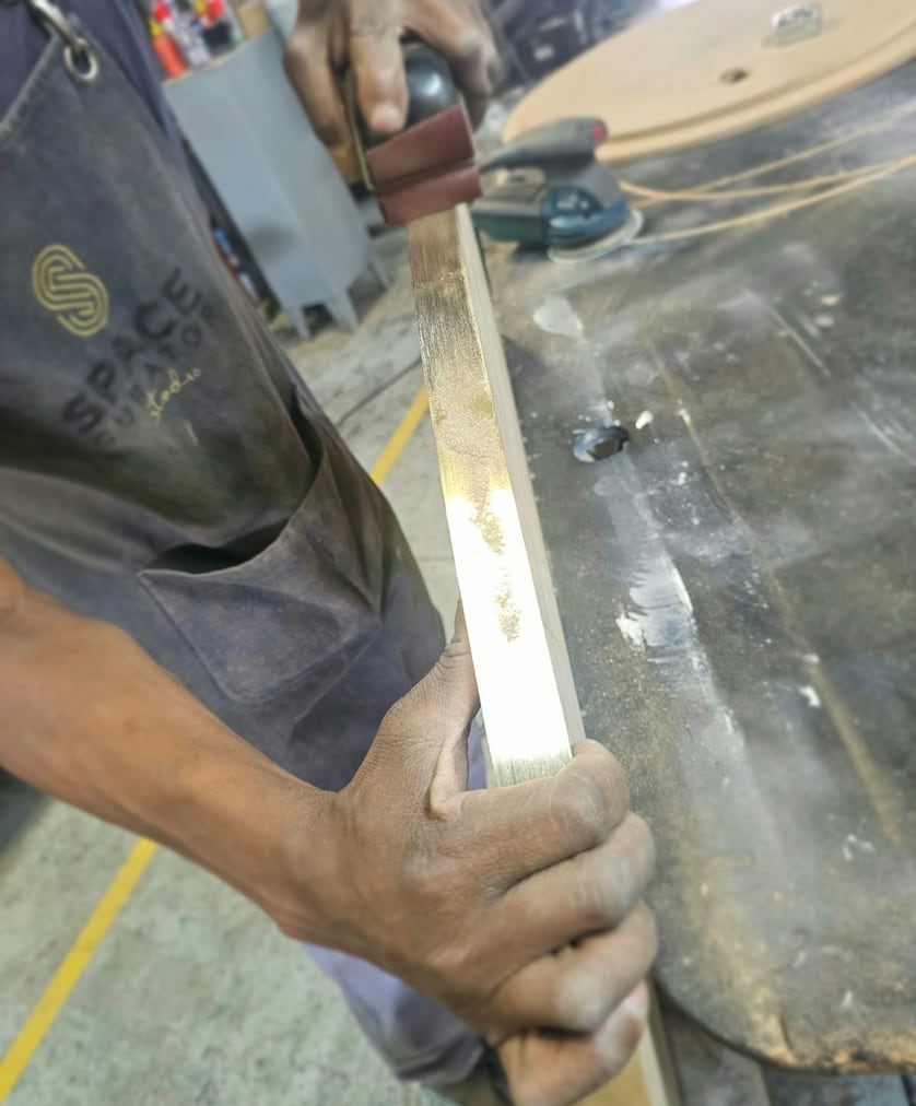 Shaping brass